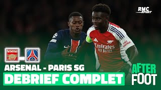 Arsenal 20 PSG  Le débrief de lAfter Foot de la défaite parisienne [upl. by Airrotal]