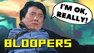 JACKIE CHAN BLOOPERS COMPILATION  Part 1  Rush Hour Who Am I Police Story Armour of God Tuxedo [upl. by Travis487]