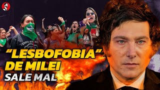 quotLESBOFOBIAquot DE MILEI SALE MAL  Así intentaron hacer política con una TRAGEDIA [upl. by Ppik342]