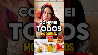 COMPREI TODOS NOVOS BRINQUEDOS DO MC DONALDS viviunicornio [upl. by Mil898]