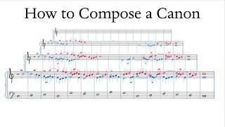 How to Compose a Canon  Imitative Counterpoint 1 [upl. by Apeed]