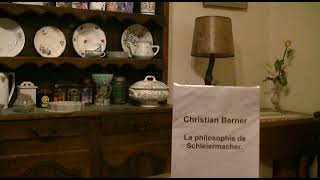 Christian Berner La philosophie de Schleiermacher [upl. by Brentt300]