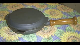 Gusseisen Steakpfanne Bratpfanne mit DeckelCastiron cookware [upl. by Atik]