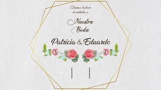 INVITACIONES ANIMADAS PARA BODA EN VIDEO [upl. by Rayshell552]