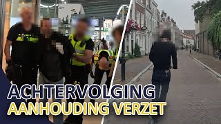 Politie  Achtervolging step  Achtervolging scooter  Belediging  Persoon sloopt kamer [upl. by Dayiz]