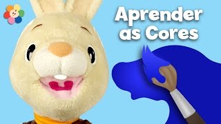 Aprendendo Cores com o Coelhinho Harry  Primeiras Palavras para Crianças  Baby [upl. by Llener]