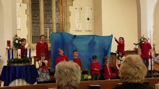 Redeemer Lutheran Church Childrens Christmas Pageant 2017 quotRed Letter Christmasquot [upl. by Ketchan]