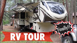 RV Tour Grand Design SClass 3740BH Full Time Living [upl. by Notyep]