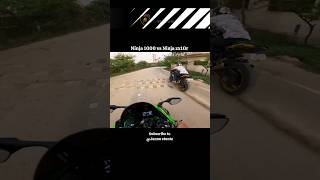 Kawasaki ninja 1000 vs Kawasaki Ninja zx10r drag race shorts zx10r viral [upl. by Joby]