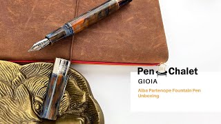 Gioia Alba Partenope Fountain Pen Unboxing [upl. by Iharas]