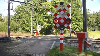 Spoorwegovergang Halen B  Railroad crossing  Passage à niveau [upl. by Enywtna]