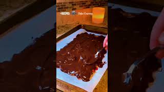 Make the viral Chocolate Peanut Butter Strawberry Bark [upl. by Ashok]