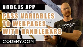 Passing Variables To Node Webpages With Handlebars [upl. by Fiedling]