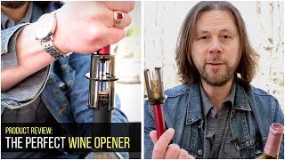 Product Review The Perfect Wine Opener open wine without a corkscrew [upl. by Frodi]