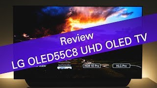 LG OLED55C8 C8 series UHD OLED TV review [upl. by Knorring4]