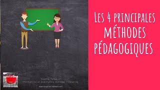 💡🔎 Voici les 4 principales méthodes pédagogiques en formation [upl. by Finer]