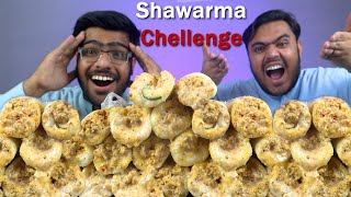 Mountain of Shawarma Challenge 😋 [upl. by Dorry]