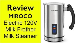 Review Miroco Milk Frother  How to make froth milk at home [upl. by Airdnax]