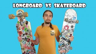 Longboard vs Skateboard [upl. by Annig]