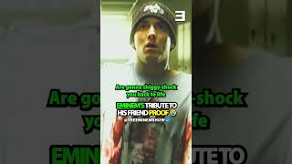 EMINEMS Tribute To PROOF😭 RIP PROOF🕊️ shorts eminem music [upl. by Nosnor]