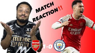 Arsenal 10 Man City  Troopz Match Reaction  The Martinelli Sub Changed Everything [upl. by Bernardine]