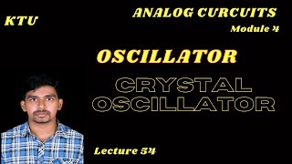 CRYSTAL OSCILLATOR  KTU  MALAYALAM [upl. by Ecille]