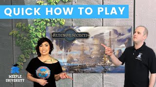 Altenor Secrets Board Game  Quick How to Play [upl. by Yerd142]