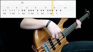 Antemasque  4AM Bass Cover Play Along Tabs In Video [upl. by Eiramik]