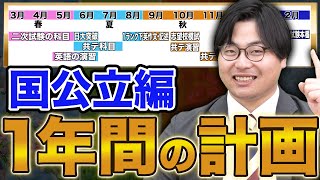 【国公立志望必見】大学合格までの一年スケジュールを徹底解説 [upl. by Wasson]