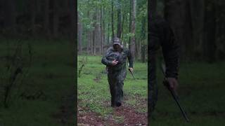 When you hear the turkeys gobbling on the other side of the property nwtf turkeyhunting [upl. by Tresa]