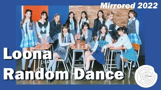 LOONA RANDOM DANCE 2022 MIRRORED Orbit challenge [upl. by Lynea943]