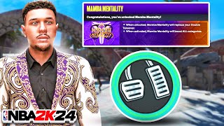 HOW to UNLOCK MAMBA MENTALITY amp ACCELERATORTAKEOVER BOOSTER FAST amp EASY on NBA 2K24 [upl. by Allin]