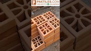 Terracotta Jali Price in Pakistan construction pakclaytiles walldecor jalidecor home house [upl. by Lledor]