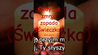 Kiedy już zmrok zapada Świeczka  OlaWgitarra [upl. by Kazmirci587]