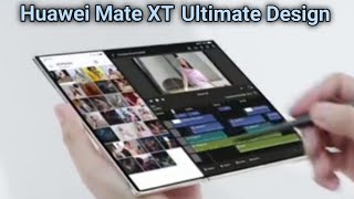 Huawei Mate XT Ultimate Design  First Look Specification [upl. by Oyr]