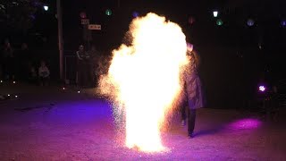 Große Feuershow mit dem Ensemble quotFeuerflugquot auf dem Lichterfest Todtmoos 2019 [upl. by Accever]