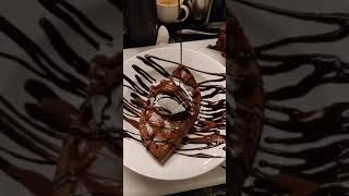 Ice Cream Chocolate Waffle  Street Food Delhi [upl. by Kreiner]