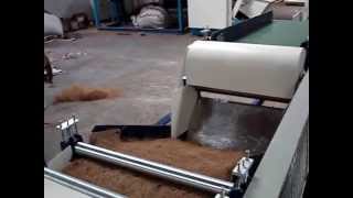 COIR SPINNING MACHINE WITH SENSOR AUTO STOP TWO MACHINE RUN BY ONE OPERATOR DEVELOPED BY 2M ENGINE [upl. by Alpheus]