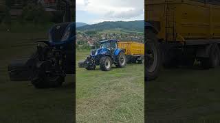 😍Senáže 2024☘️💙New Holland FR 650💚 agriculture johndeere newholland wielton joskin kuhn [upl. by Birkett636]