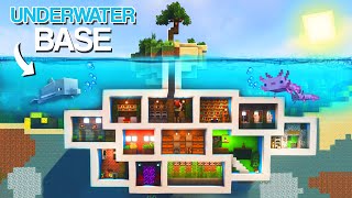 Minecraft ULTIMATE Underwater Base Tutorial​ [upl. by Eanram376]