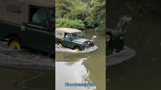 V8 series Land Rover watersplash watery gate [upl. by Gillespie535]