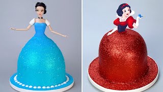 Very Beautiful Princess Cake Recipe  Tsunami Cake  So Yummy Cake Birthday Decorating Idea [upl. by Oeak]