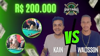 200 MIL REAIS  KAIAN X NEGO WALISSON SINUCA AO VIVO [upl. by Ebag]