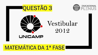 UNICAMP 2012  1ª Fase Q 03 [upl. by Bela]