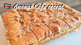 🇸🇷 Surinaamse ananas cake receptPineapple cakeEN subtitle [upl. by Delp]