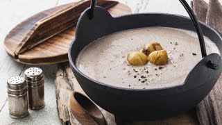 Recette  Soupe de châtaignes [upl. by Winnie]