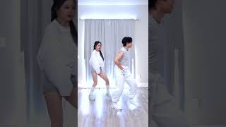 LE SSERAFIM  EASY Dance Cover  Ellen and Brian [upl. by Aerdied781]