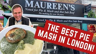 Reviewing the BEST PIE amp MASH SHOP in LONDON INCREDIBLE VALUE [upl. by Moynahan288]