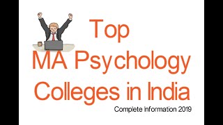 MA Psychology in India  Careers in Psychology in India  Part 1 [upl. by Ruberta47]