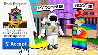 IF I WIN LINKMON GIVES ME HIS DOMINUS EMPERYUS Roblox Frenzy 1v1 [upl. by Dewitt]